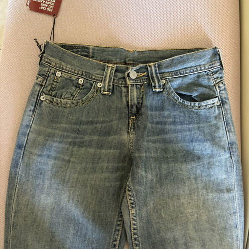 Levi’s Vintage Low-Rise Jeans New, Size 27, Grey Blue