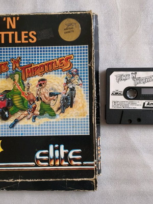 Amstrad CPC Fists n' Throttles παιχνίδι μεταχειρισμένο, συλλογή κασέτα
