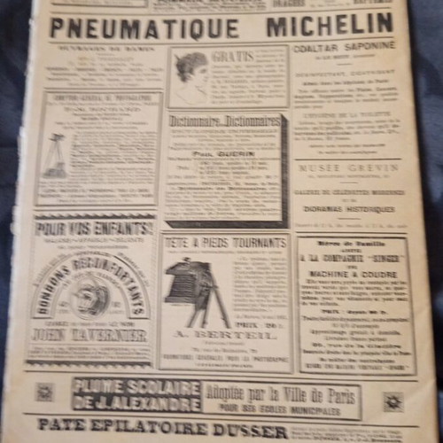 Le Journal de Jeunesse French magazine 1893 used, issue 1076