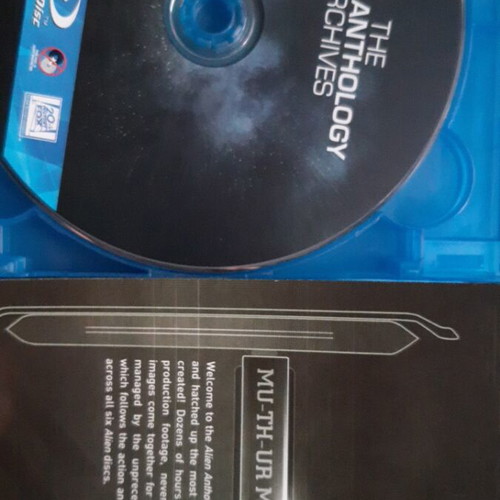 Prometheus to Alien The Evolution Blu-ray set limited edition, like new