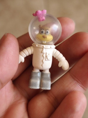 Sally the Squirrel mini figure from SpongeBob SquarePants