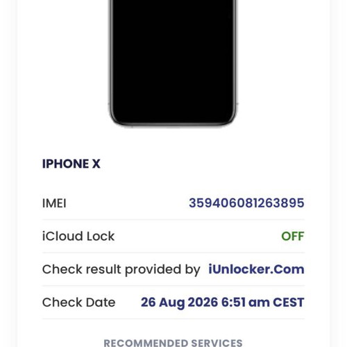 2x iPhone X 64GB for Repair or Parts, Clean iCloud
