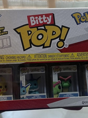 Pokemon Bitty Pop! vinyl figure 4-pack series 1