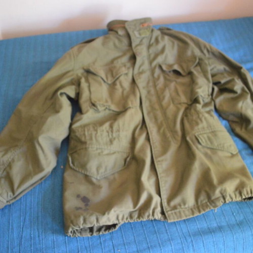 U.S. Army M-65 Field Jacket Small Size used, OG-107 Vietnam 1970s