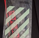 Μπρελόκ Off-White Industrial 2.0 κόκκινο καινούργιο με μαύρο hardware