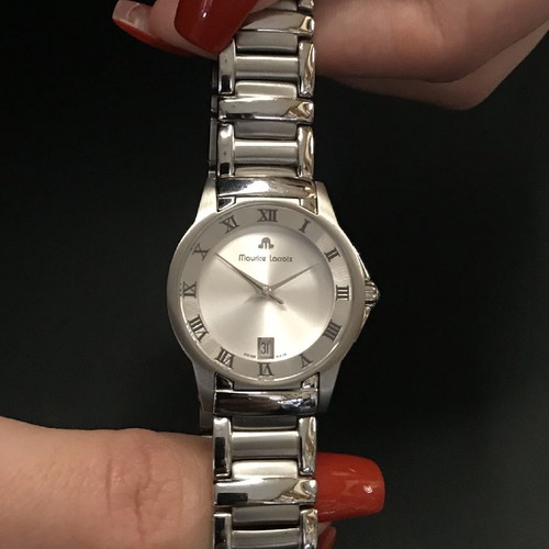 Maurice Lacroix women's watch stainless steel waterproof new with sapphire