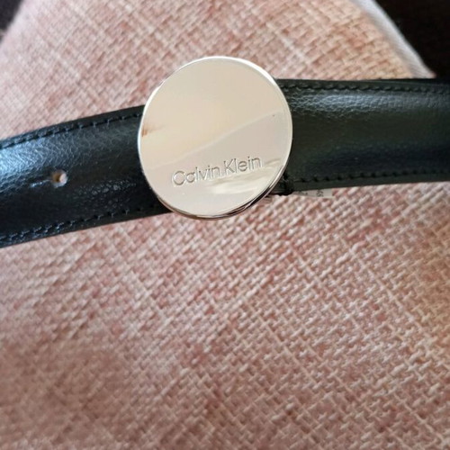 Calvin Klein belt black adjustable like new authentic
