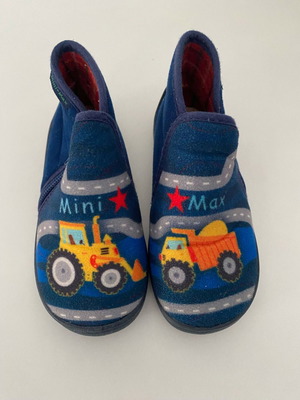 Mini Max ανατομικές παιδικές παντόφλες μεταχειρισμένες, μπλε, Νο 27