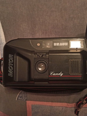 Braun Candy M2 camera used with case
