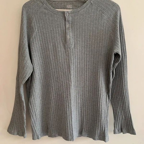 Men's Grey Long Sleeve Shirt L used