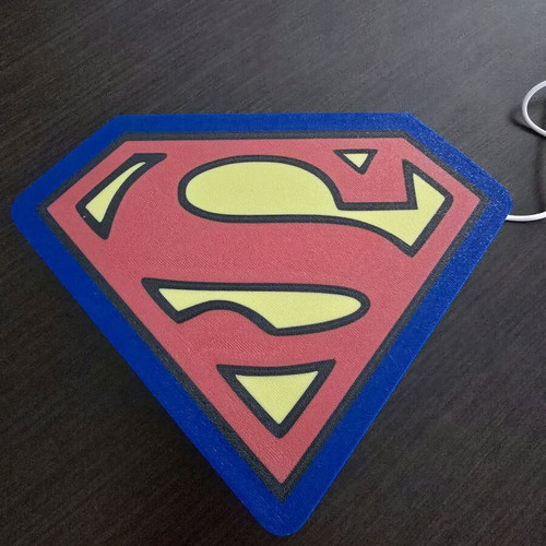 3D Printed Superman Lamp new with USB cable