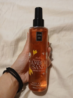 Amber Sand Hair and Body Mist 200 ml used, limited edition