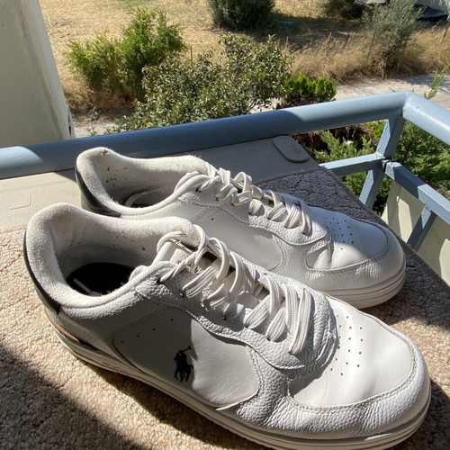 Ralph Lauren sneakers size 43 used, white