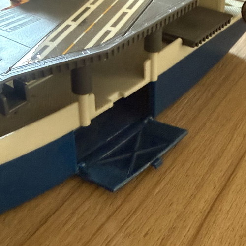 Vintage Micro Machines Aircraft Carrier like new, 27 cm