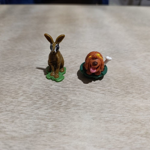 Kinder Natoons figures set of 2, like new, Pets 2