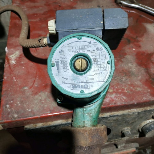 Wilo Circulator Pump used