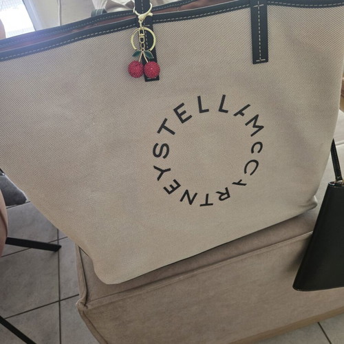 Stella McCartney shopper bag, beige, shoulder style