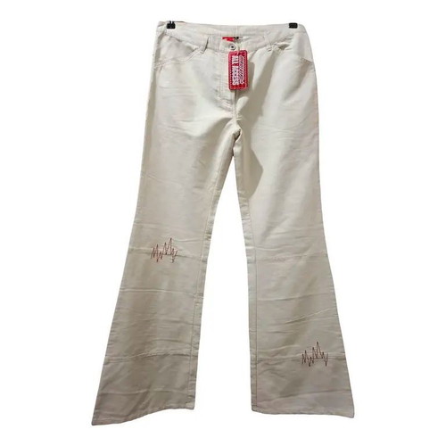 Vintage Maui Girl Bootcut Trouser Ecru Size M New