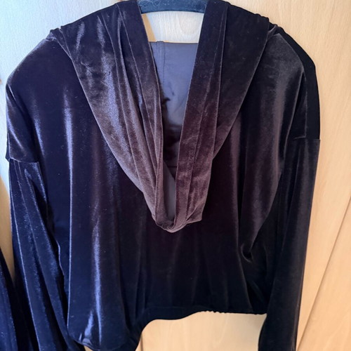 Zara velvet tracksuit set brown like new