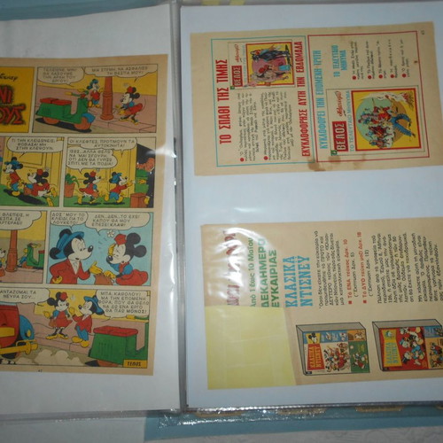 Mickey Disney archive used with over 90 clippings and cards