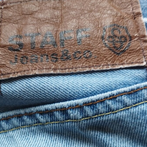 Staff Jeans W31L28 used, straight fit, 100% cotton, blue