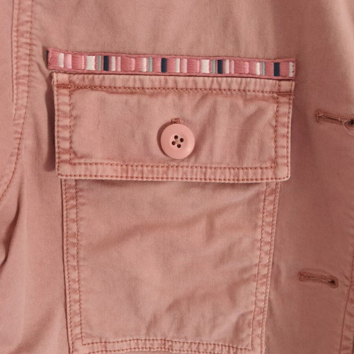 GAP women's cargo shirt, pink apple color, XS