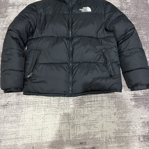 North Face puffer jacket like new, black, size L