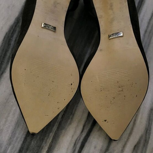 Buffalo London shoes green velvet pumps new size 39