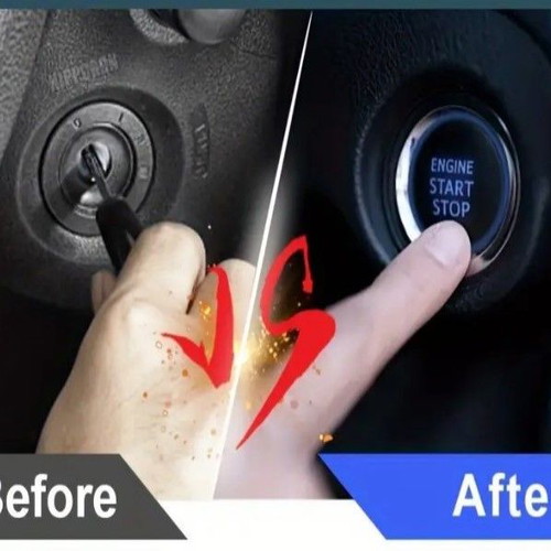 Keyless start system and parking system with sound and sensors new