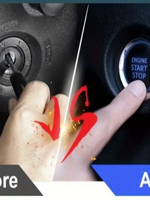 Keyless start system and parking system with sound and sensors new