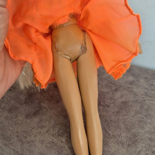 Bibi Bo El Greco doll with own dress, used