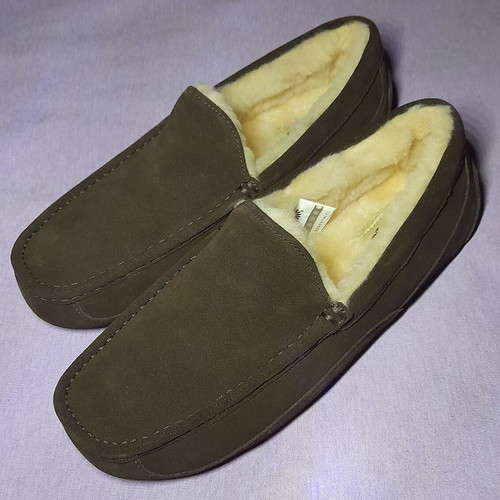 Ugg M Ascot 43 EU New Brown Loafers with Box
