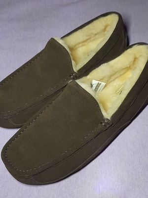 Ugg M Ascot 43 EU New Brown Loafers with Box