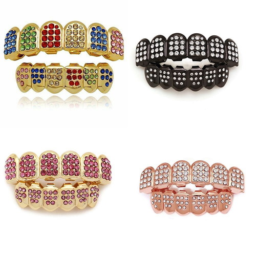 Grillz Bling Bling set new with stones, upper and lower