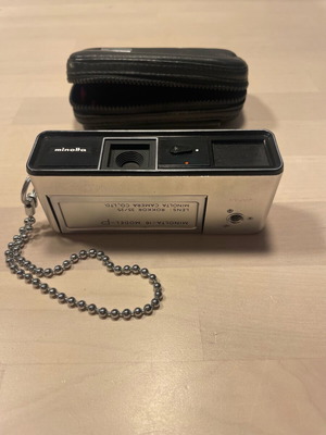 Φωτογραφική μηχανή Minolta 16 μοντέλο P μεταχειρισμένη με θήκη