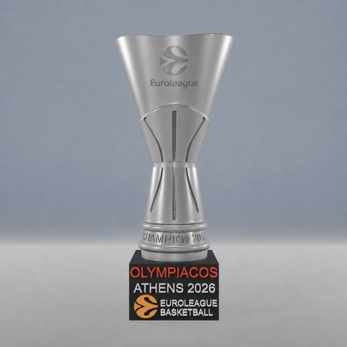 Euroleague Olympiacos 2026 3D Printed Trophy New