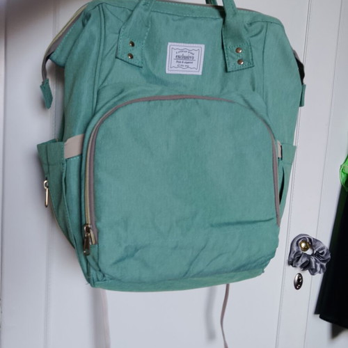 Exclusivo diaper bag in turquoise 26x15x37 cm