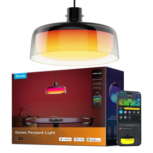 Govee Pendant Light H60C1 Καινούργιο, Σφραγισμένο Smart RGBIC φωτιστικό