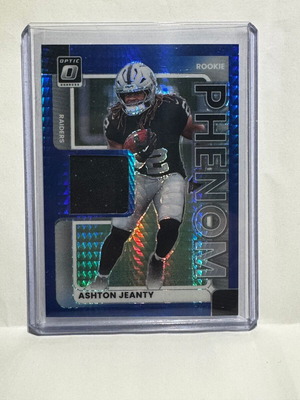 2025 Panini Donruss Optic Football Ashton Jeanty Patch Rookie Phenom new