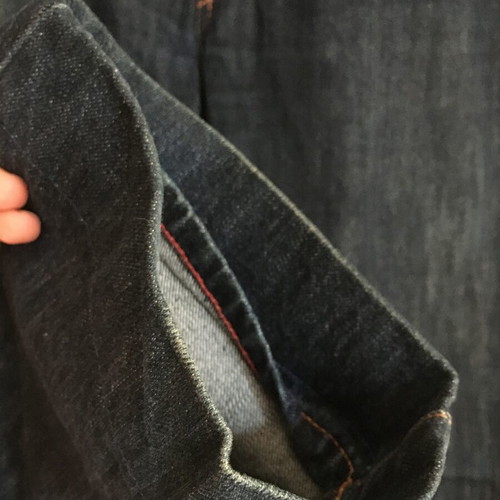Vintage jeans Marithé & François Girbaud like new, size M, navy blue