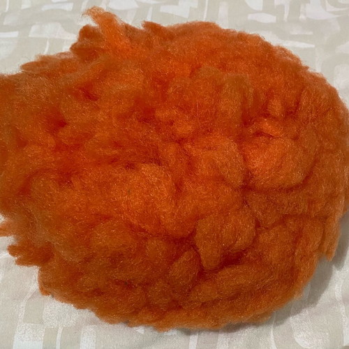 Orange carnival wig like new