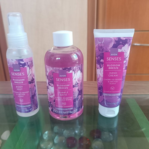 Body care set new with cherry blossom and orchid scent