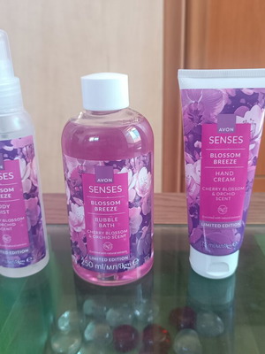 Body care set new with cherry blossom and orchid scent