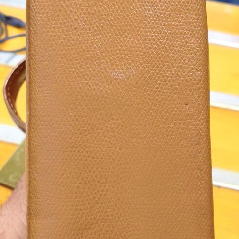 Vera Pelle Kitora Shoulder Bag like new, beige and brown leather