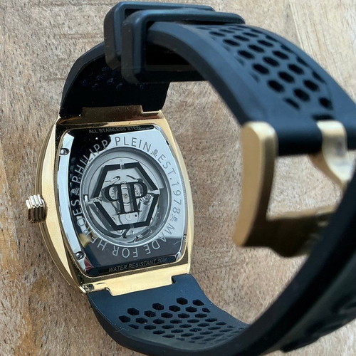 Philipp Plein Skeleton Watch new, black and gold