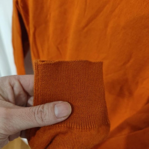 Rumford Venezia sweater orange size S new, wool blend