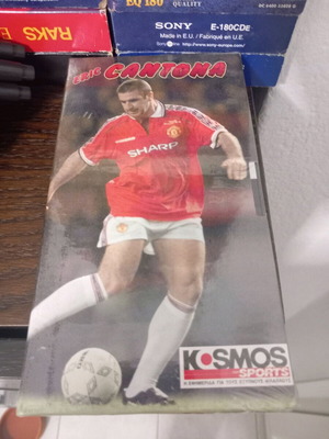 Eric Cantona sealed video cassette new