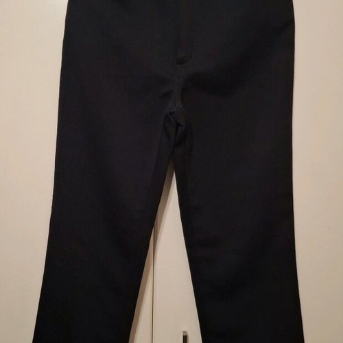 Byblos fabric pants used, dark blue, classic fit, size S