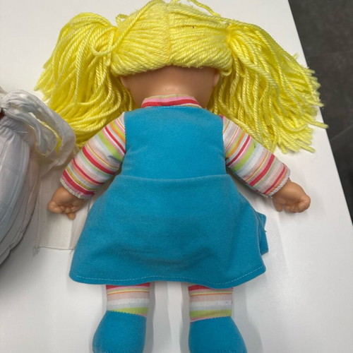 Dolls like new, set of 2 with basket