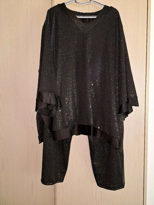 Plus size sequin set